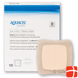 Aquacel Foam 17.5x17.5cm Adhesive 10 Stück