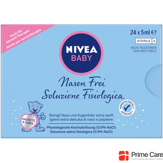 Nivea Baby Nasen Frei Lösung 0.9% 24x 5ml buy online