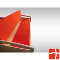 Ligasano Orange Lageru Keil 49x49x9/1cm Unsteril 4 Stück