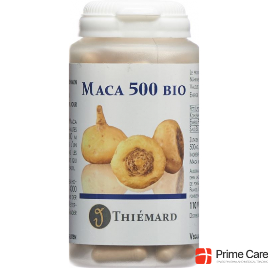 Maca 500 Thiemard Vegikaps 500mg Bio 120 Stück buy online