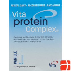 Vita Protein Complex Pulver Vanille 12 Beutel 30g