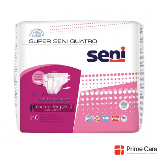 Super Seni Quatro Inkontinenzslip XL 10 Stück buy online