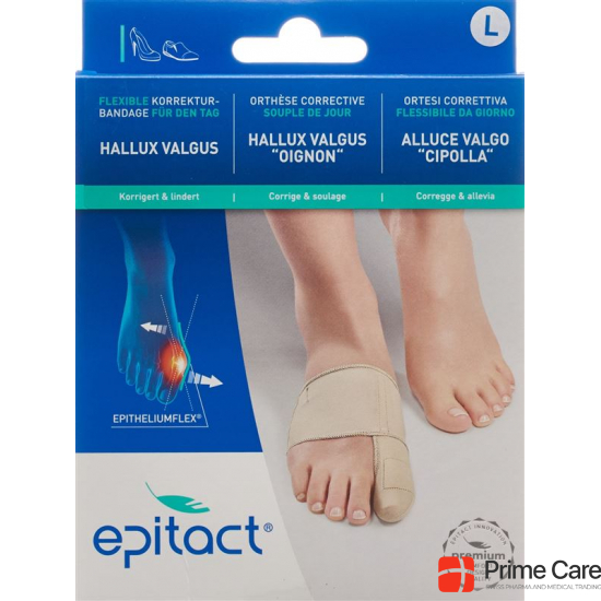 Epitact Hallux Valgus Korrekturschiene Grösse L 23-24.5cm buy online