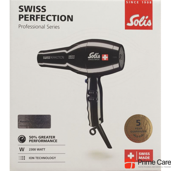 Solis Swiss Perfect Hair Dryer Type 440 Black buy online