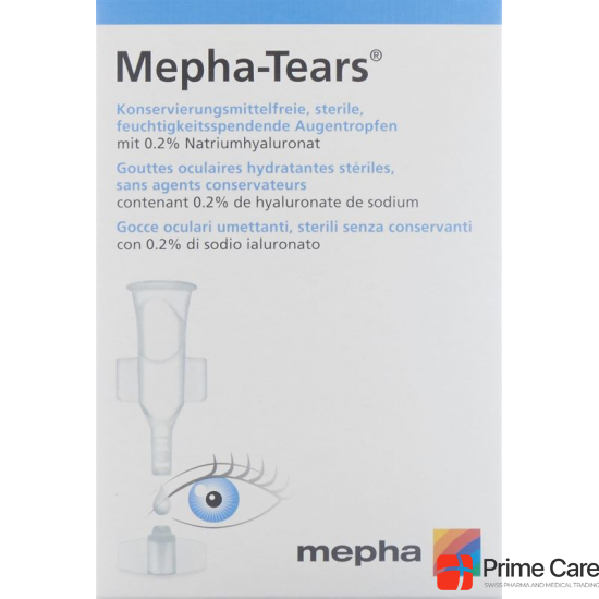 Mepha-Tears eye drops 50 monodose 0.5ml buy online