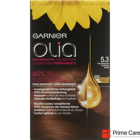 Olia Hair Color 5.3 Golden Brown buy online