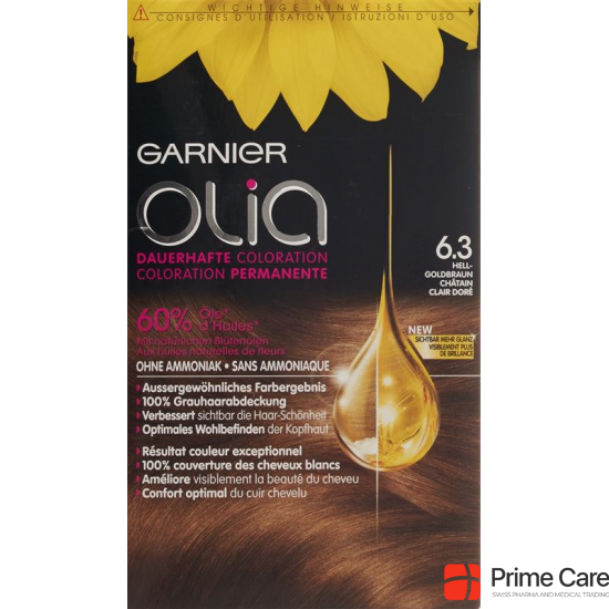 Olia Hair Color 6.3 Light Golden Brown buy online