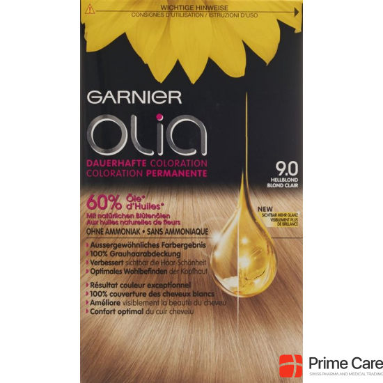 Olia Hair Color 9.0 Light Blonde buy online
