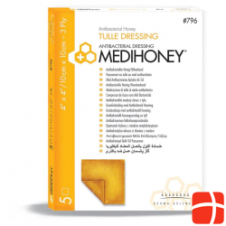 Medihoney Medical Honey Tuell 10x10cm Anti St 5 Stück