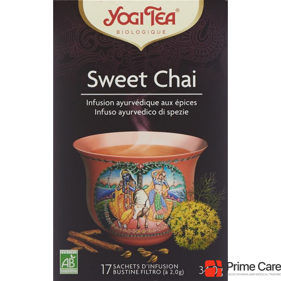 Yogi Chai Tee Sweet Chai Beutel 17 Stück buy online