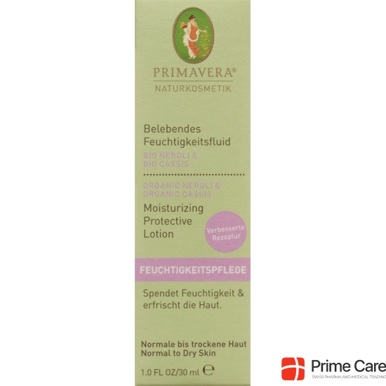 Primavera Neroli Cassis Feuchtigkeitsfluid 30ml buy online