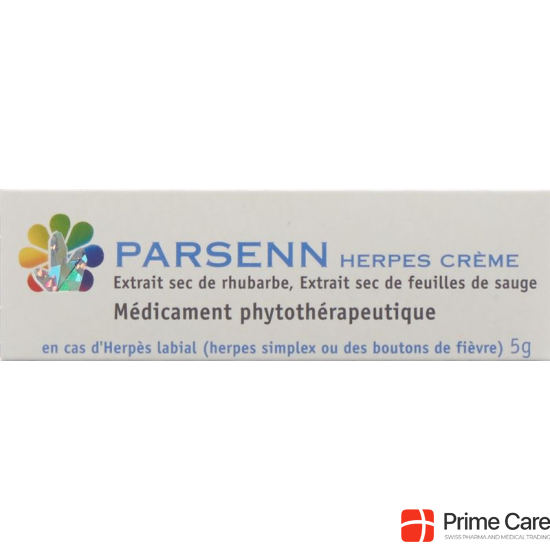 Parsenn Herpes Creme Tube 5g buy online