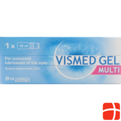 Vismed Gel Multi Hydrogel Wetting Eye Drops Bottle 10ml