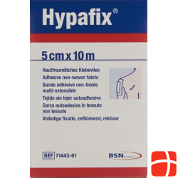 Hypafix adhesive fleece 5cmx10m roll