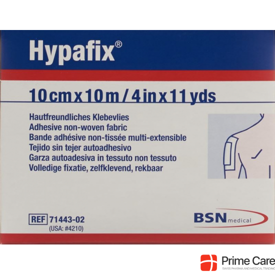 Hypafix adhesive fleece 10cmx10m roll buy online