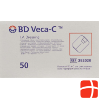 BD Veca-c Katheter Fixierverband Sichtfenst 50 Stück