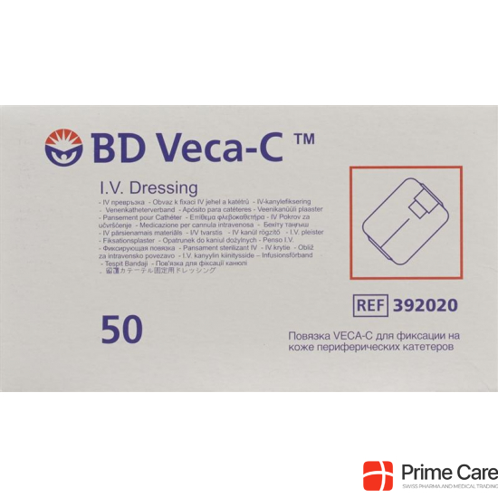 BD Veca-c Katheter Fixierverband Sichtfenst 50 Stück buy online