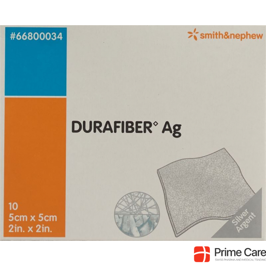 Durafiber Ag Wundauflage 5x5cm Steril 10 Stück buy online
