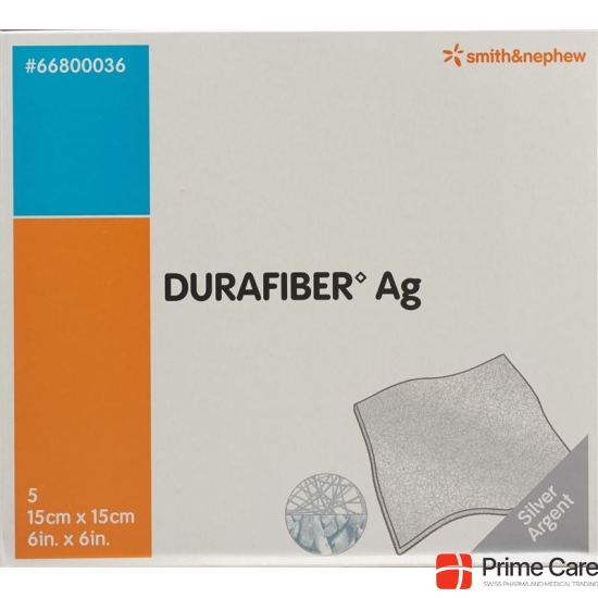 Durafiber Ag Wundauflage 15x15cm Steril 5 Stück buy online