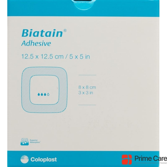 Biatain Adhesive Schaumverband 12.5x12.5cm 10 Stück buy online