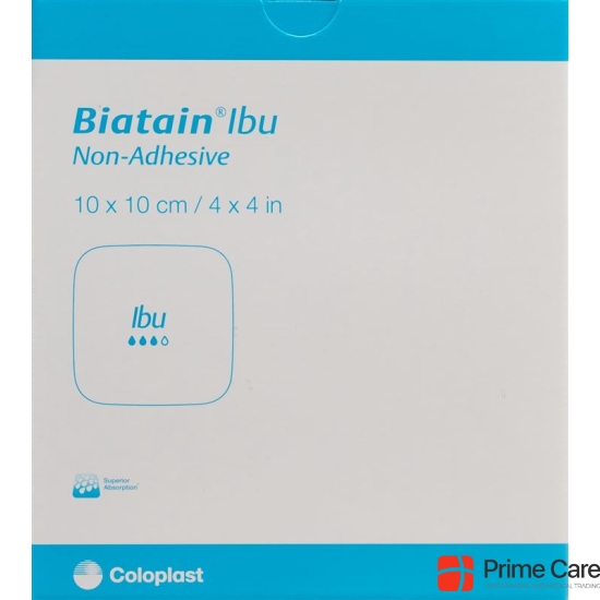 Biatain Ibu Non-Adhesive Schaumverband 10x10cm 5 Stück buy online