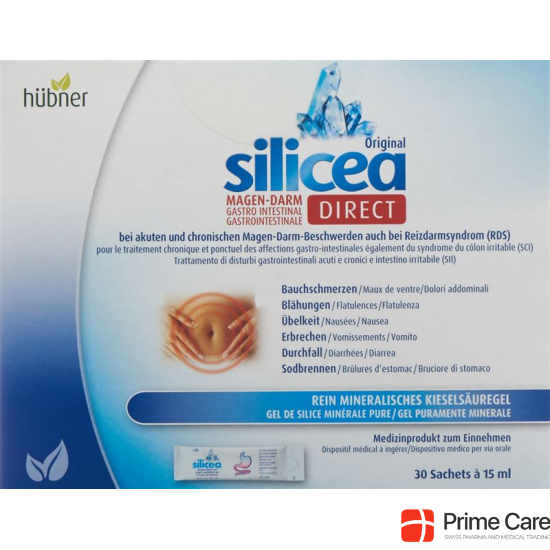 Hübner Silicea Magen-Darm Direct Gel 30 Sticks à 15ml buy online