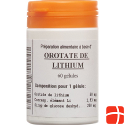 Oligopharm Orotate De Lithium Kapseln 50mg 60 Stück