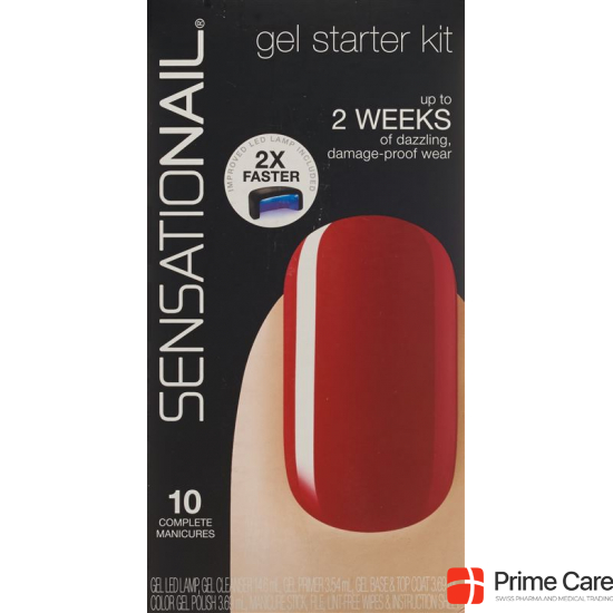 Fingrs Sensationail Starter Kit Scarlet Red buy online