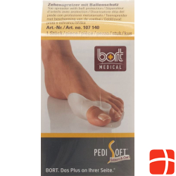 Bort Pedisoft toe spreader with ball of foot protection