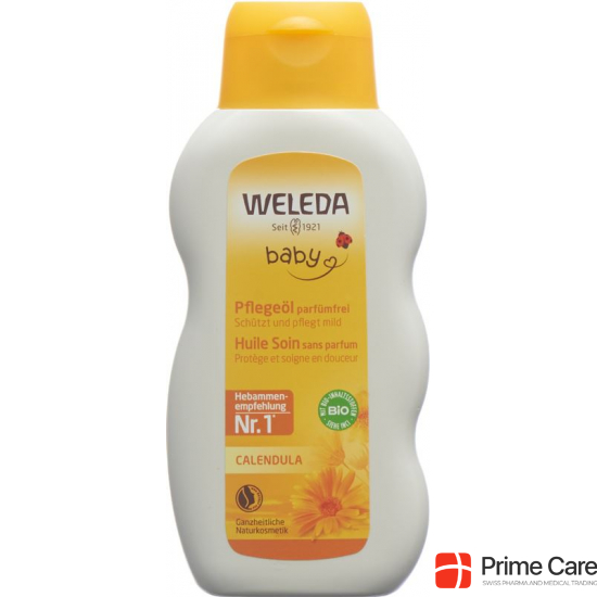 Weleda Baby Calendula Pflegeöl Parfümfrei 200ml buy online