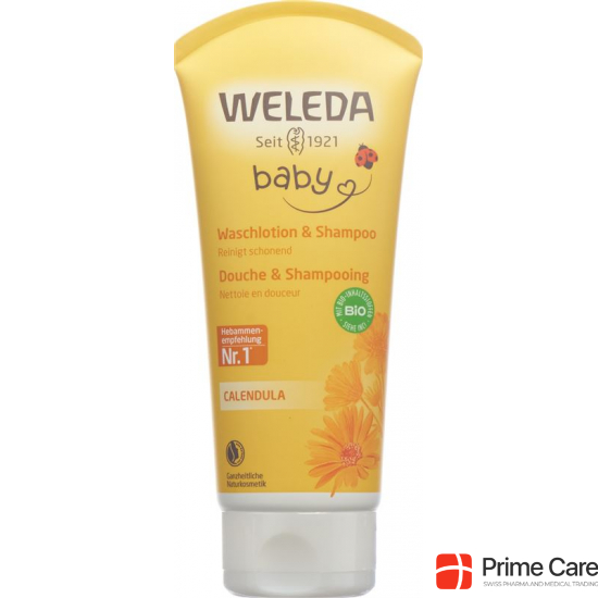 Weleda Baby Calendula Waschlotion & Shampoo 200ml buy online