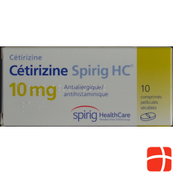 Cetirizin Spirig HC Filmtabletten 10mg 10 Stück