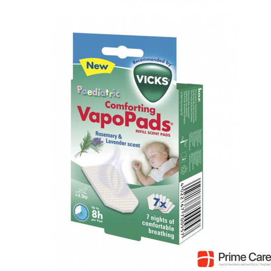 Vicks VapoPads Model VBR7E Nachfüllpackung mit 7 Pads Rosmarin Lavendel buy online