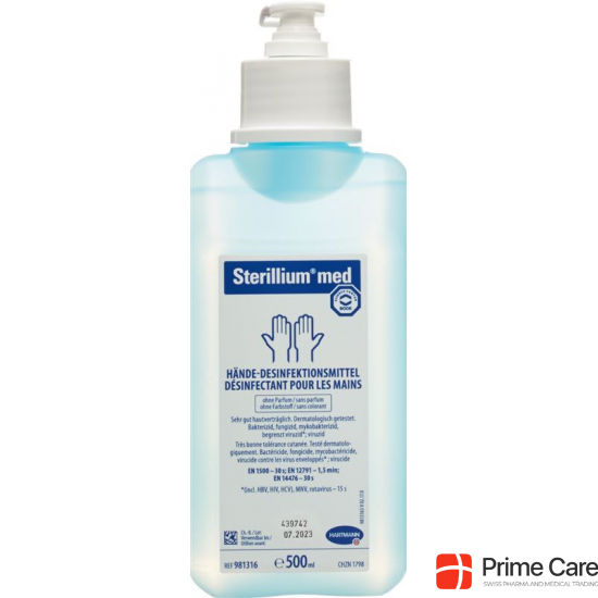 Sterillium Med Hände-Desinfektionsmittel mit Pumpe 500ml buy online