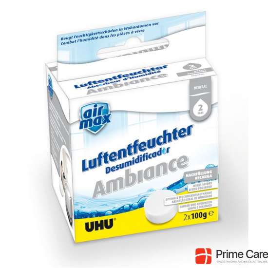 Uhu Airmax Luftentfeuchter Tabs Neutral 2x 100g buy online