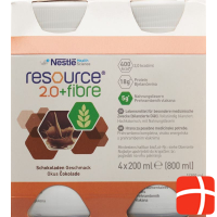 Resource 2.0 Fibre Drink Schokolade 4x 200ml