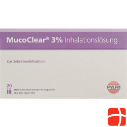Pari Mucoclear Inhalationslösung 3% NaCl 20 Ampullen 4ml