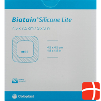 Biatain Silicone Lite Schaumverband 7.5x7.5cm 10 Stück