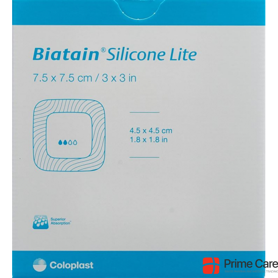 Biatain Silicone Lite Schaumverband 7.5x7.5cm 10 Stück buy online