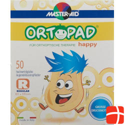 Ortopad Happy Occlusionspflaster Regular 50 Stück