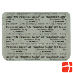 Paracetamol Sandoz Tabletten 500mg 20 Stück