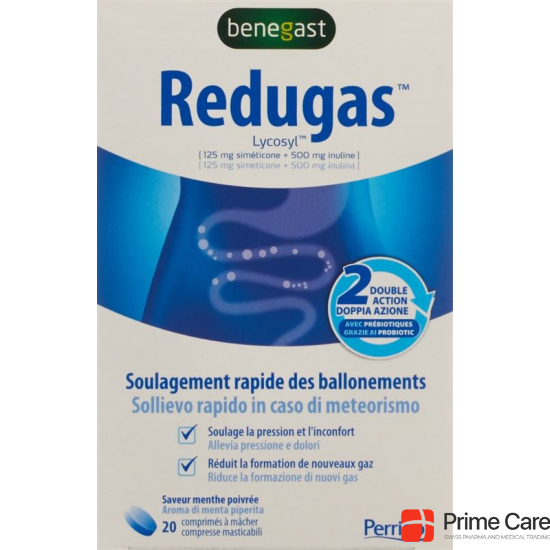 Benegast Redugas Kautabletten 20 Stück buy online