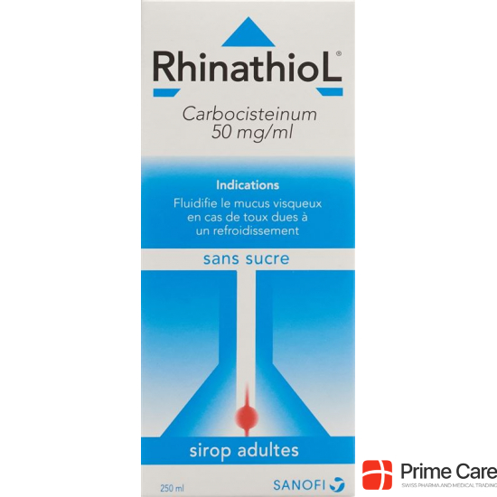 Rhinathiol Sirup Erwachsene ohne Zucker Flasche 250ml buy online