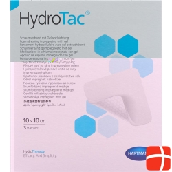 HydroTac wound dressing 10x10cm sterile 3 pcs