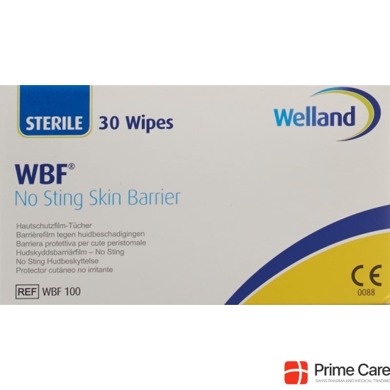 WBF Wipes skin protective aprons 100x160mm sterile 30 pcs