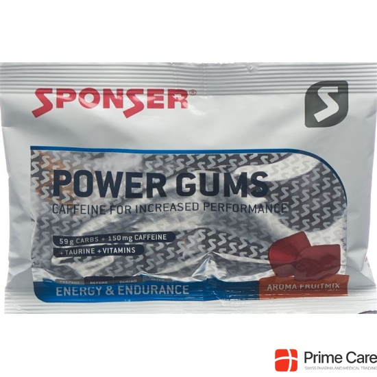 Sponser Power Gum Fruit Mix sachet 75 g