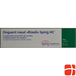 Nasal ointment Rüedi Spirig HC nasal ointment Tb 20 g