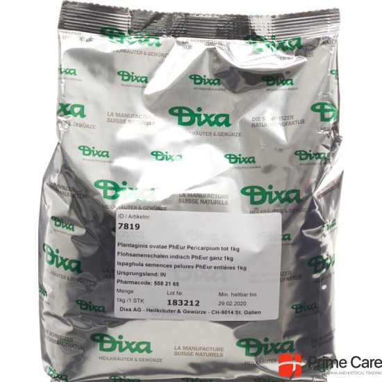 Dixa Flohsamenschalen Indian PhEur whole 1 kg