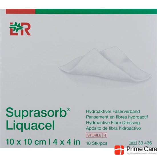 Suprasorb Liquacel 10x10cm 10 pcs