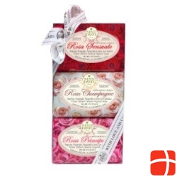 Nesti Dante soap rose Kit Collection 3 x 150 g